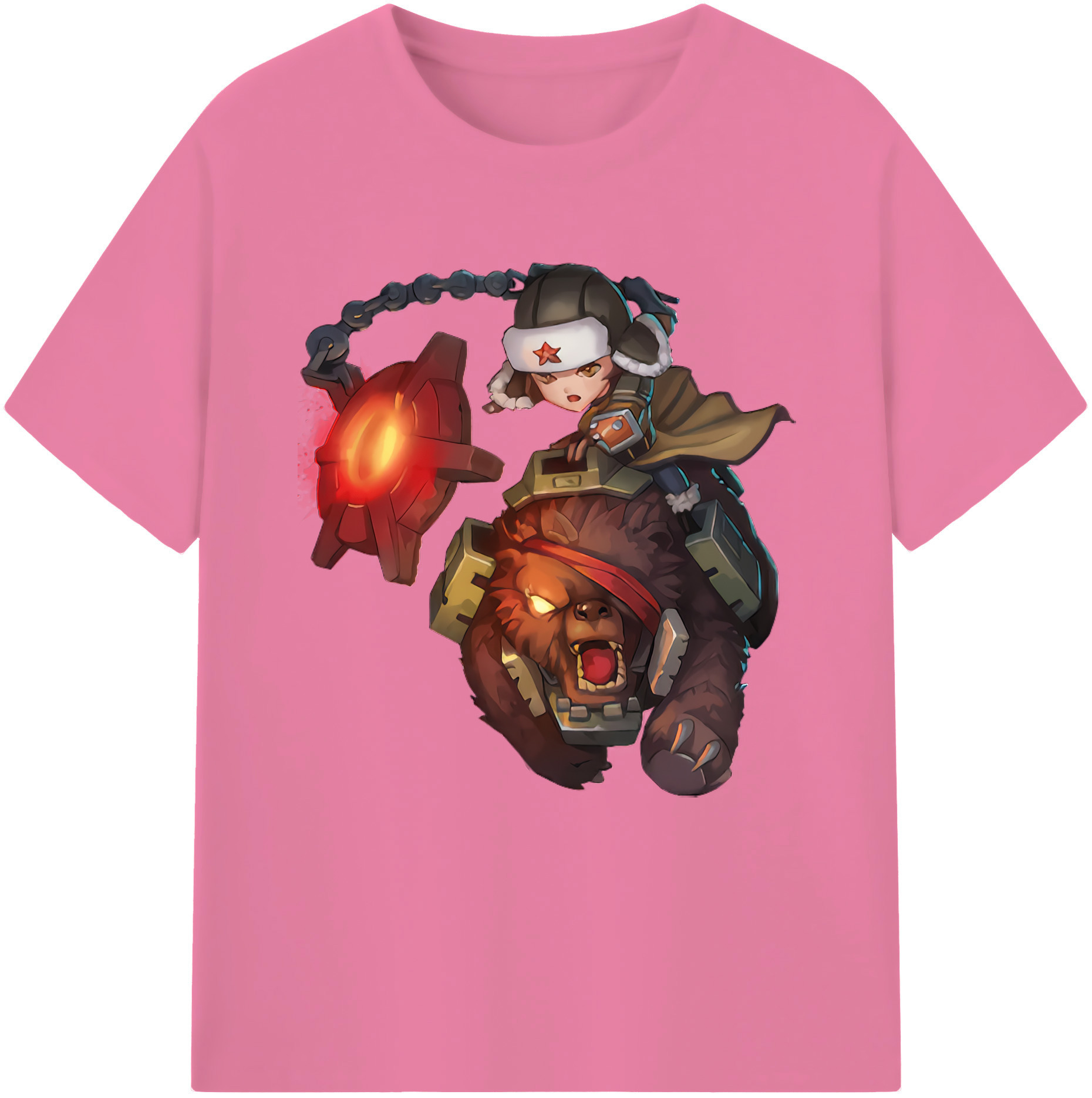 リーグ・オブ・レジェンド League of Legends LOL 綿100％半袖Tシャツ（フロントプリント）